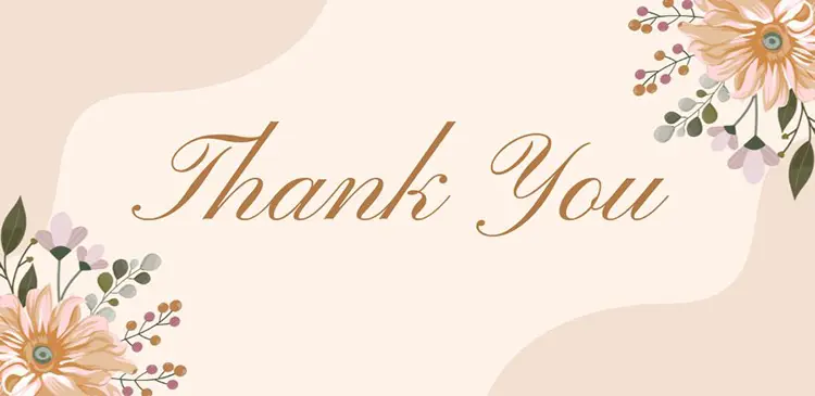 Thank You