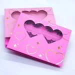 Heart shaped Lash Tray Box 6