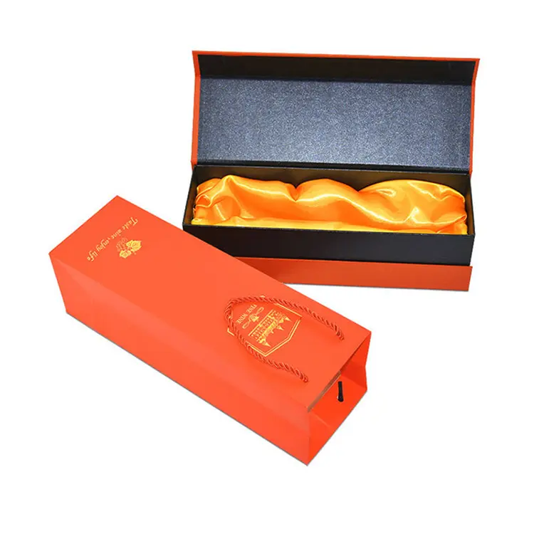 Magnetic Flip top Wine Box 1