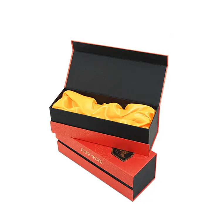 Magnetic Flip top Wine Box 4