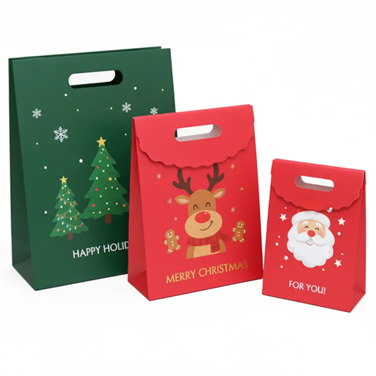 Snowman Kraft Gift Bags 1