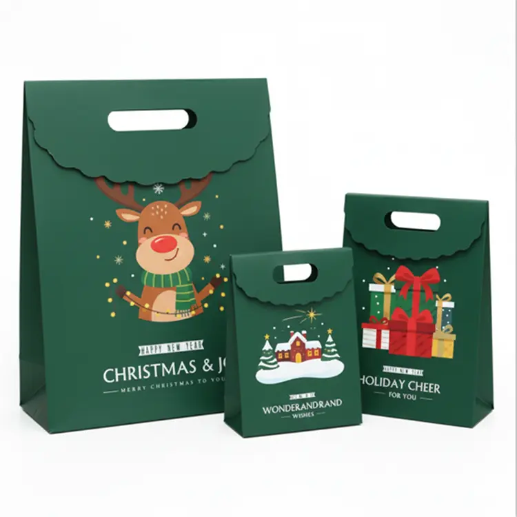 Snowman Kraft Gift Bags 3