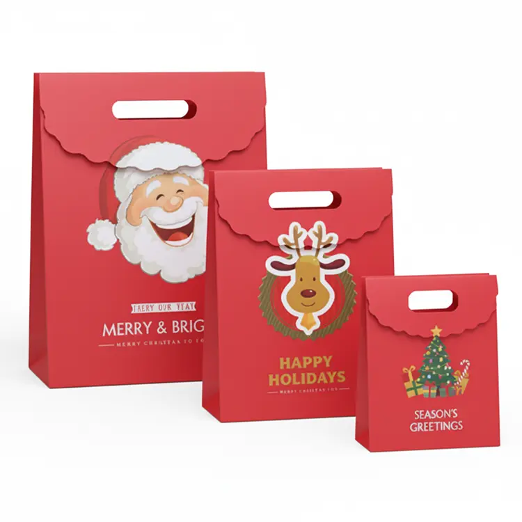 Snowman Kraft Gift Bags 4